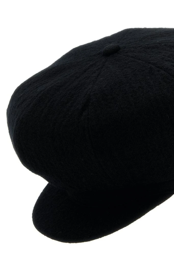 YOHJI YAMAMOTO Black gabardine hat 3