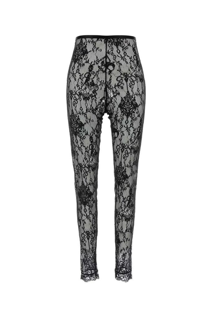 パンツ GIVENCHY Leggings in chandelier lace Nero Givenchy Leggings in Chandelier Lace BLACK Small - Pants