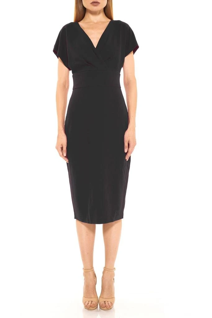 ALEXIA ADMOR Naomi Drape Sheath Dress 1