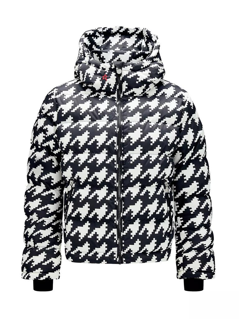 Perfect Moment Polar Houndstooth Down Puffer Jacket