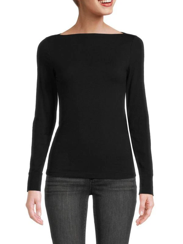 James Perse Boatneck Top 1