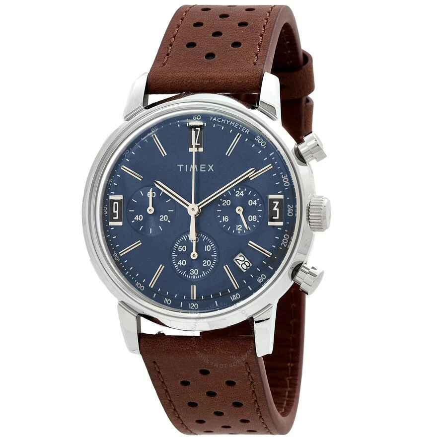 Shop Open Box Timex Marlin Chronograph Quartz Blue Dial Men's