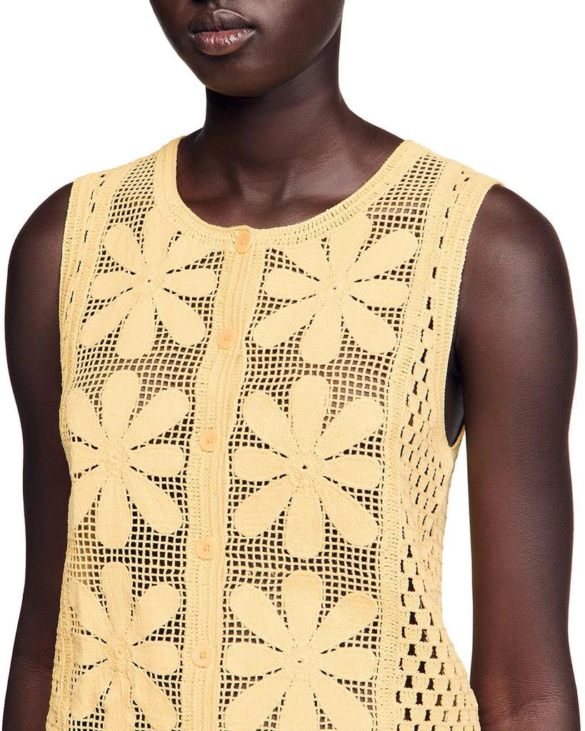 Sandro Crochet Top 4