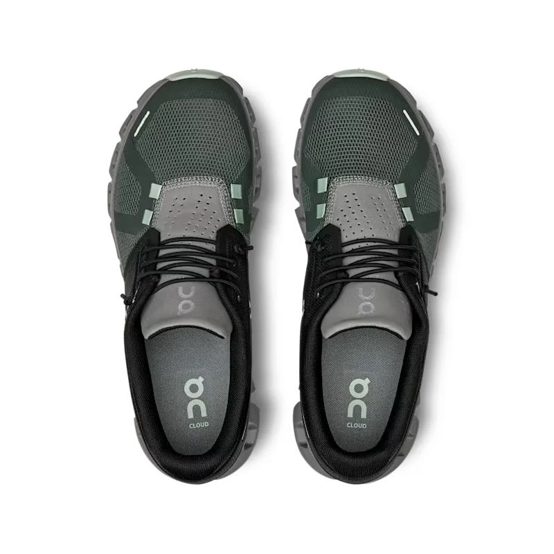 On On Cloud 5 59-98158 Sneakers Women's 5 Black Lead Athletic Running Shoes KHD2392 5