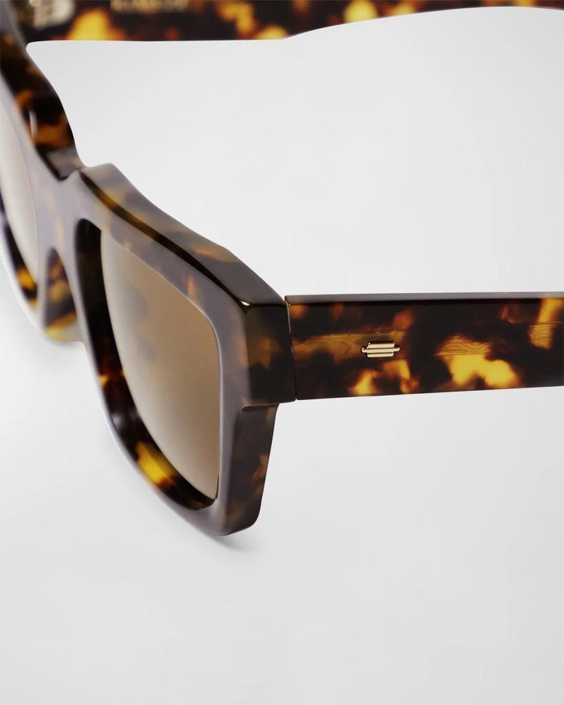 KIMEZE Mahi Havana Acetate Square Sunglasses 4