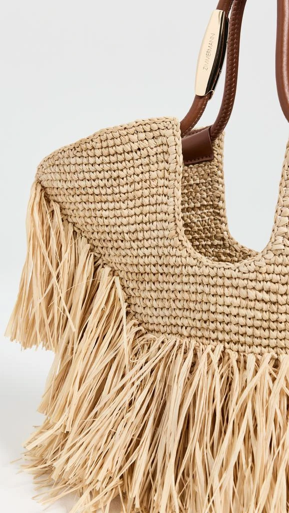 Zimmermann Goldentime Small Fringe Tote 4
