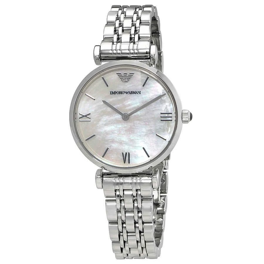 Emporio Armani Classic Mother of Pearl Dial Ladies Watch AR1682 1