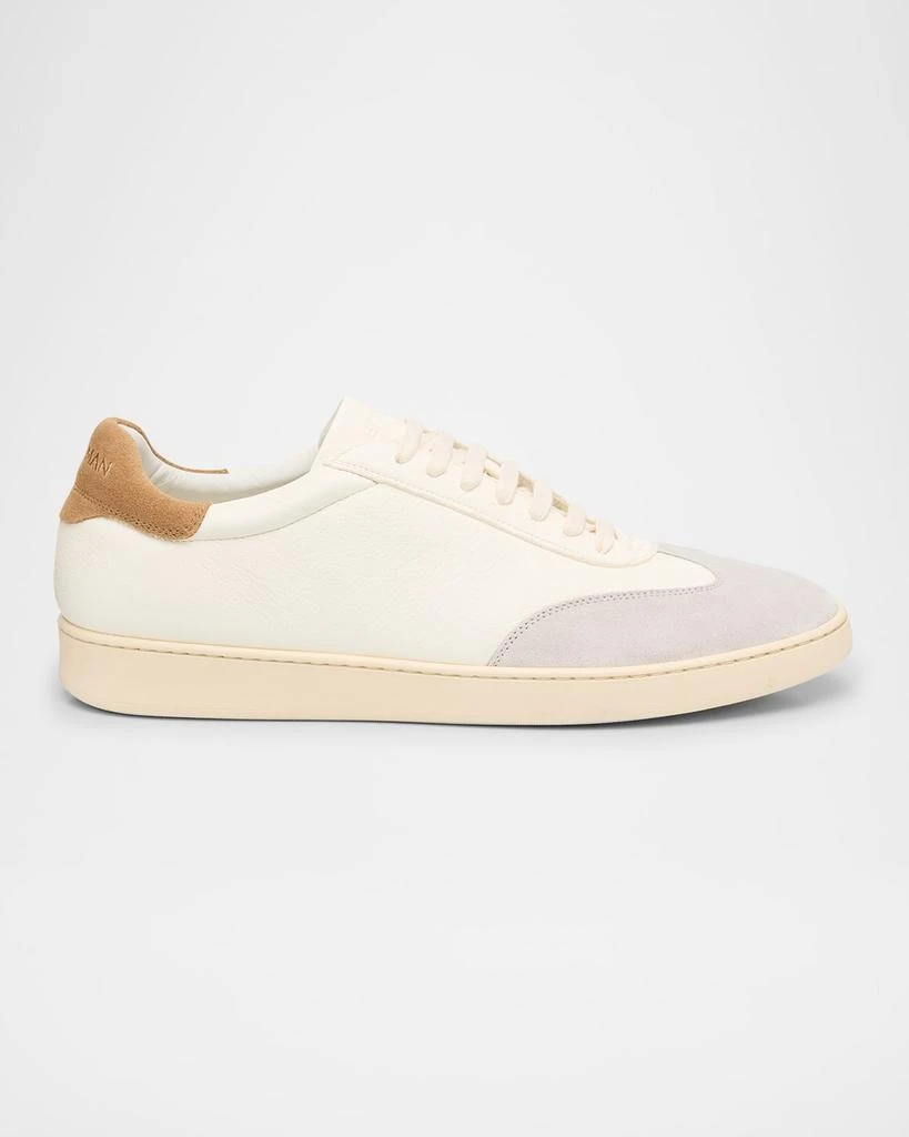 Stuart Weitzman Men's Banner Leather T-Toe Low-Top Sneakers 1
