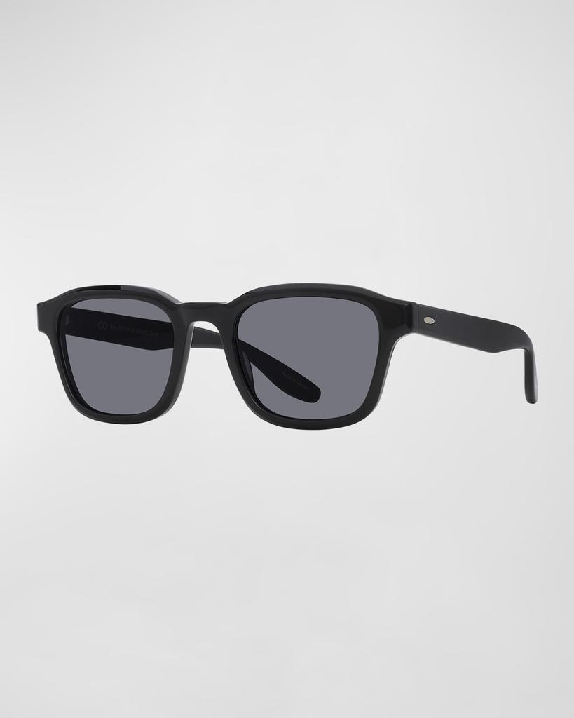 Barton Perreira Men's Winton Acetate Square Sunglasses