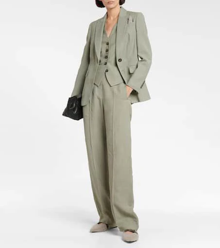 Brunello Cucinelli Straight twill pants 2