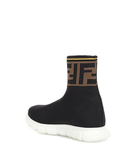 Fendi Kids Jor Boy high-top sock sneakers 3