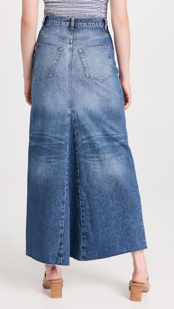 Reformation Tazz Maxi Denim Skirt