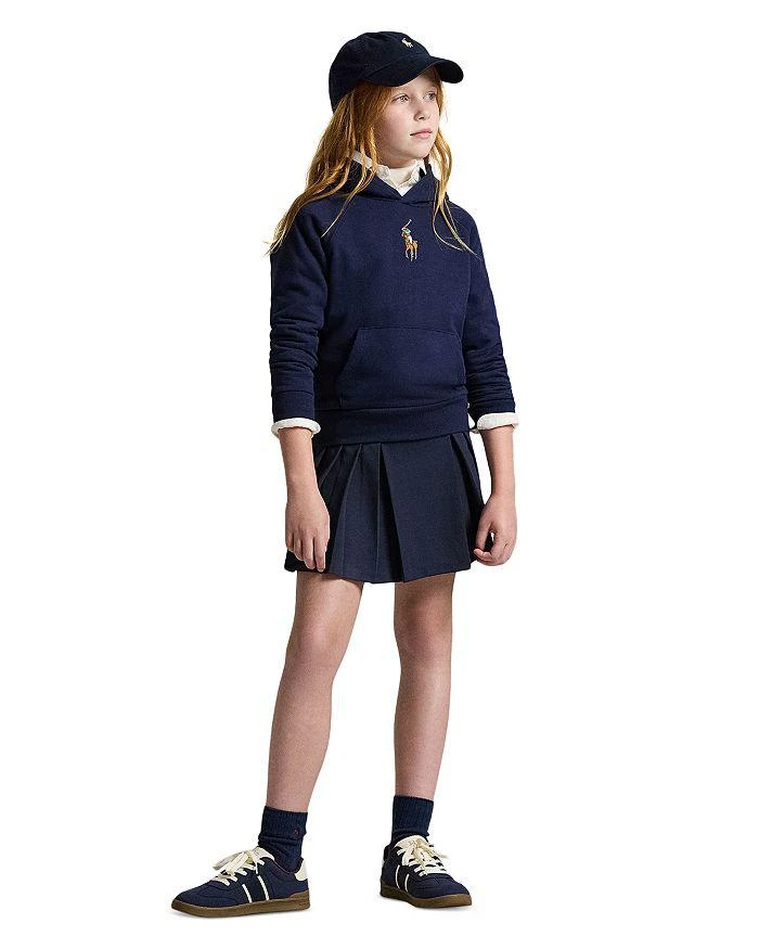Ralph Lauren Girls' Big Pony Fleece Hoodie - Big Kid 2