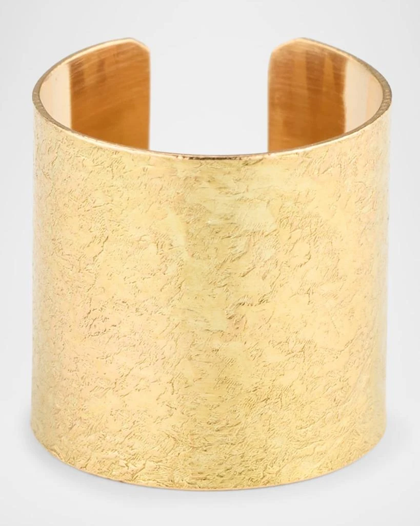 POPPY FINCH 14K Yellow Gold Foil Ear Cuff, Single 1