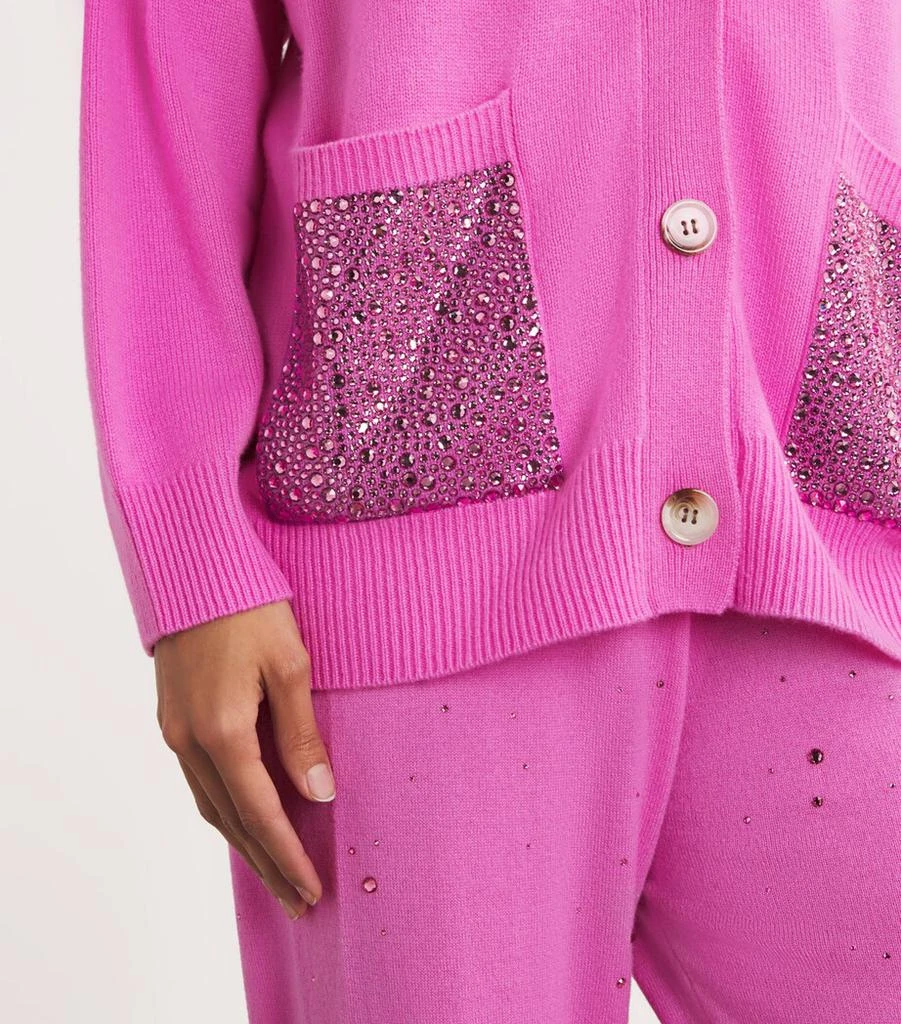 William Sharp Cashmere Crystal Embellished Daisy Cardigan 6