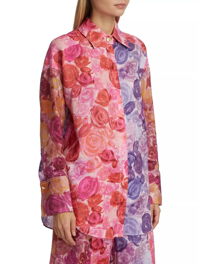 Aje Vision Linen Long-Sleeve Shirt 4