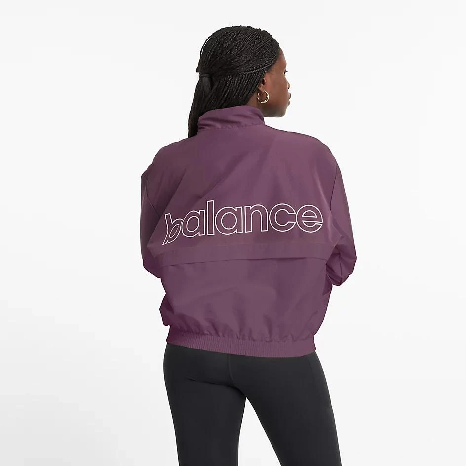 New Balance Graphic Woven Jacket 4