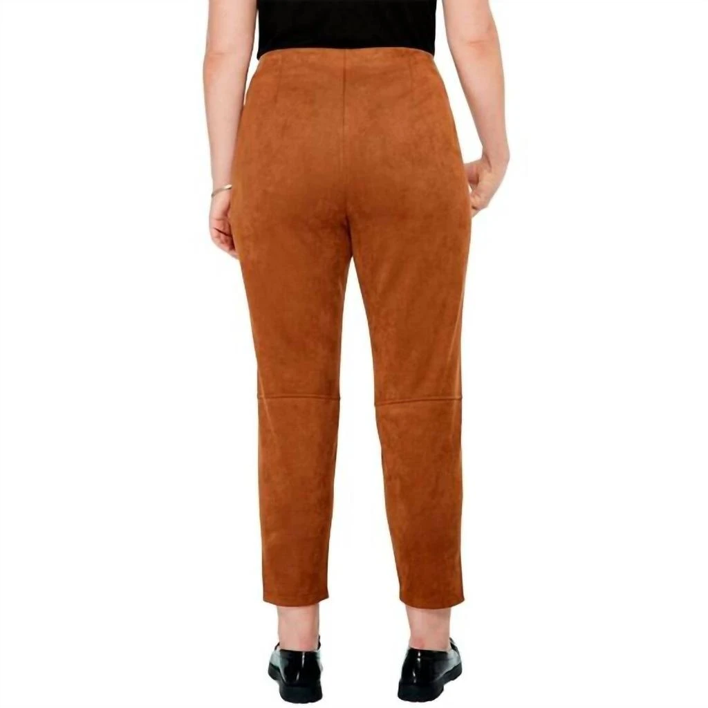 NIC+ZOE Nic + Zoe - Seams Suede Slim Pant 2