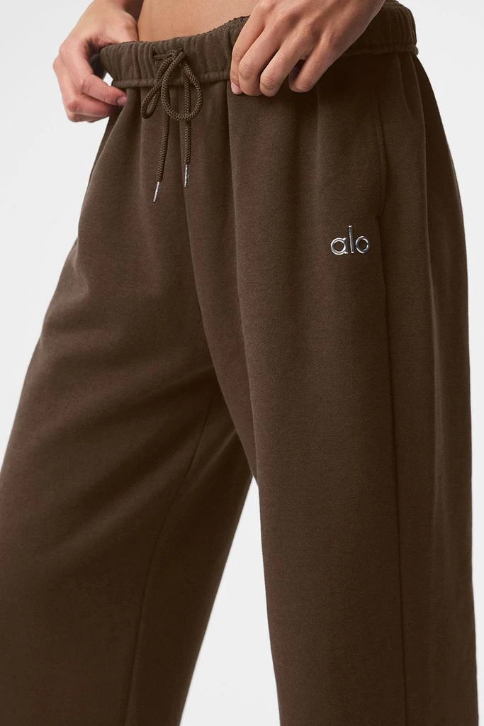 Alo Accolade Straight Leg Sweatpant - Espresso 3