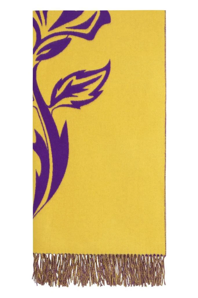 Burberry Burberry Cashmere Scarf With Fringes 3