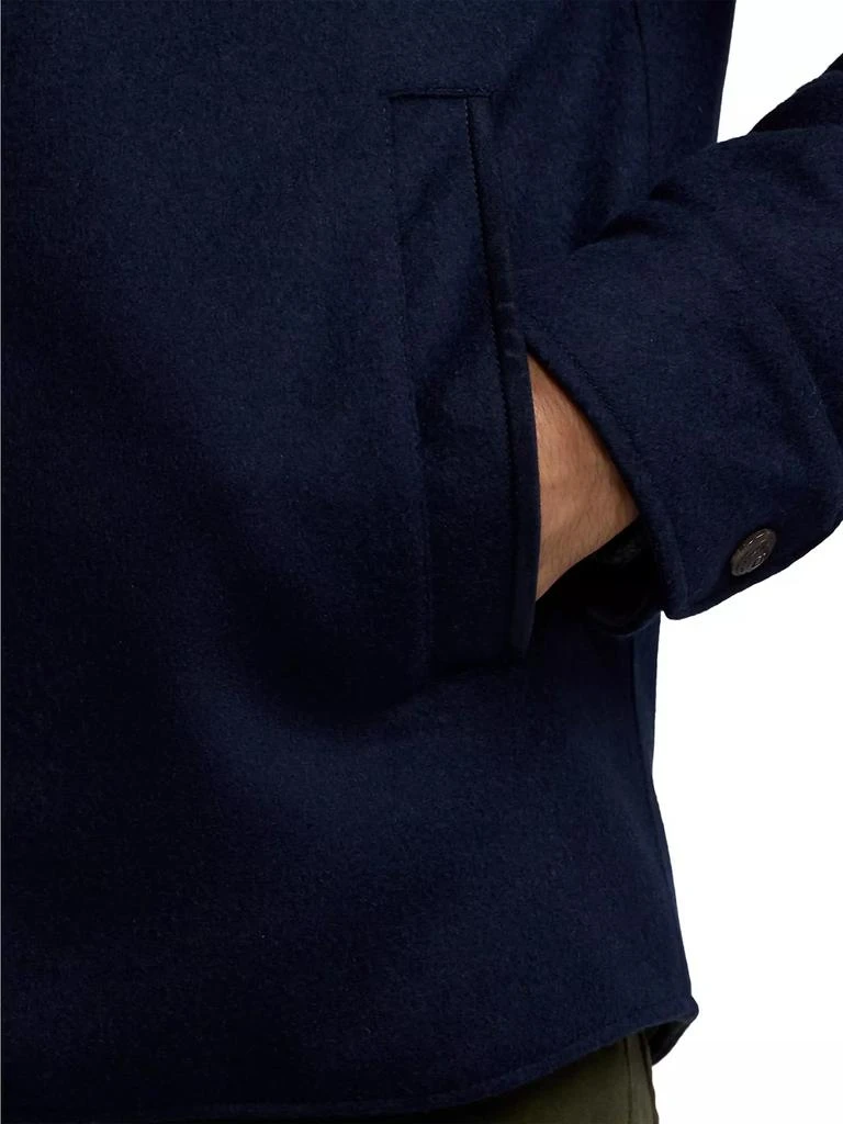 Ralph Lauren Everett Melton Wool-Blend Shirt Jacket 7