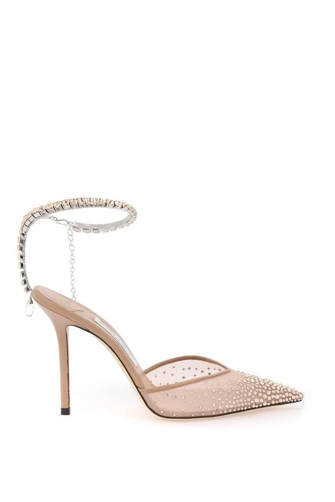 Jimmy Choo Saeda 100 Pumps With Crystals 1