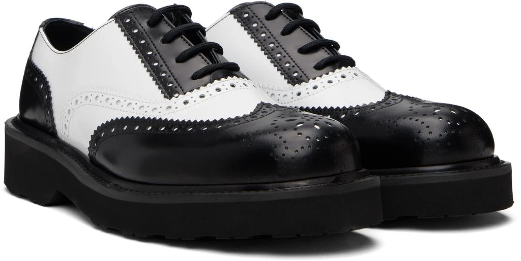 Kenzo Black & White Kenzo Paris 'KENZO Ukio' Brogue Oxfords 4