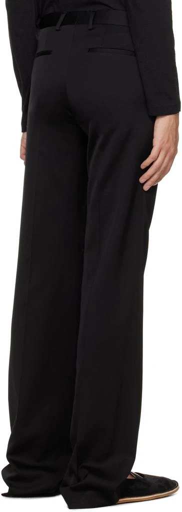 Dries Van Noten Black Creased Trousers 3