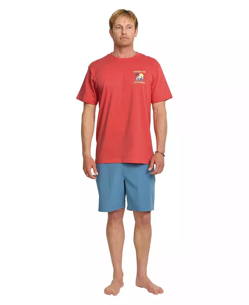 Quiksilver Men's California Bear Set Short Sleeve T-Shirt 11