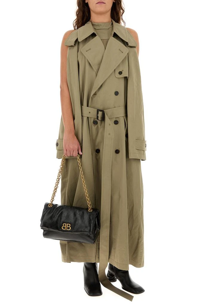 Balenciaga Cappuccino cotton Trench Suspended dress 6