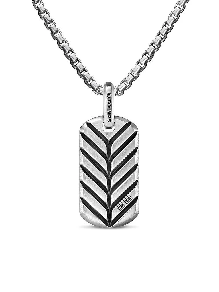 David Yurman Chevron Tag in Sterling Silver 3