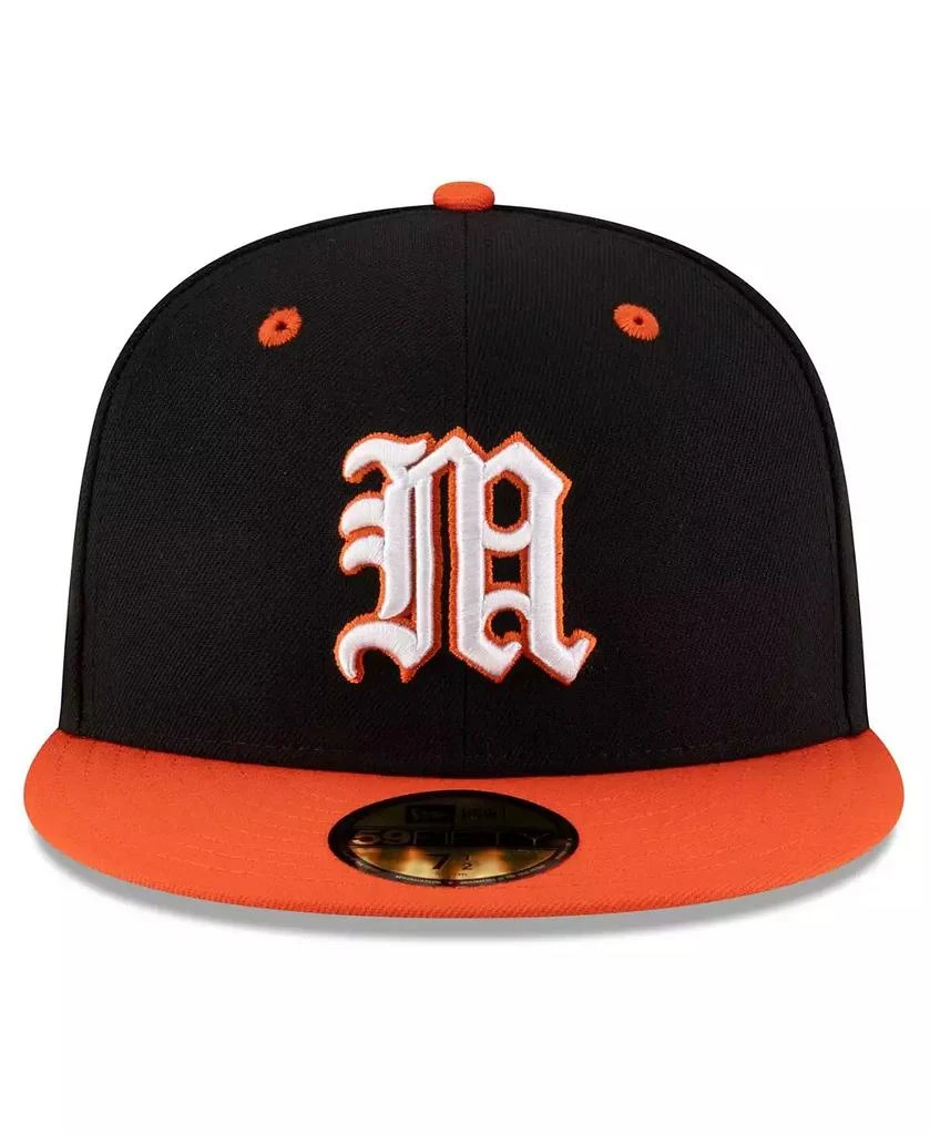 New Era Men's Black/Orange Miami Hurricanes On-Field 59FIFTY Fitted Hat 2