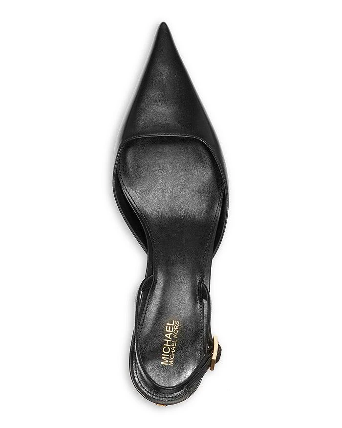 Michael Kors Michael Kors Women's Luna Slingback Kitten Heel Pumps 4