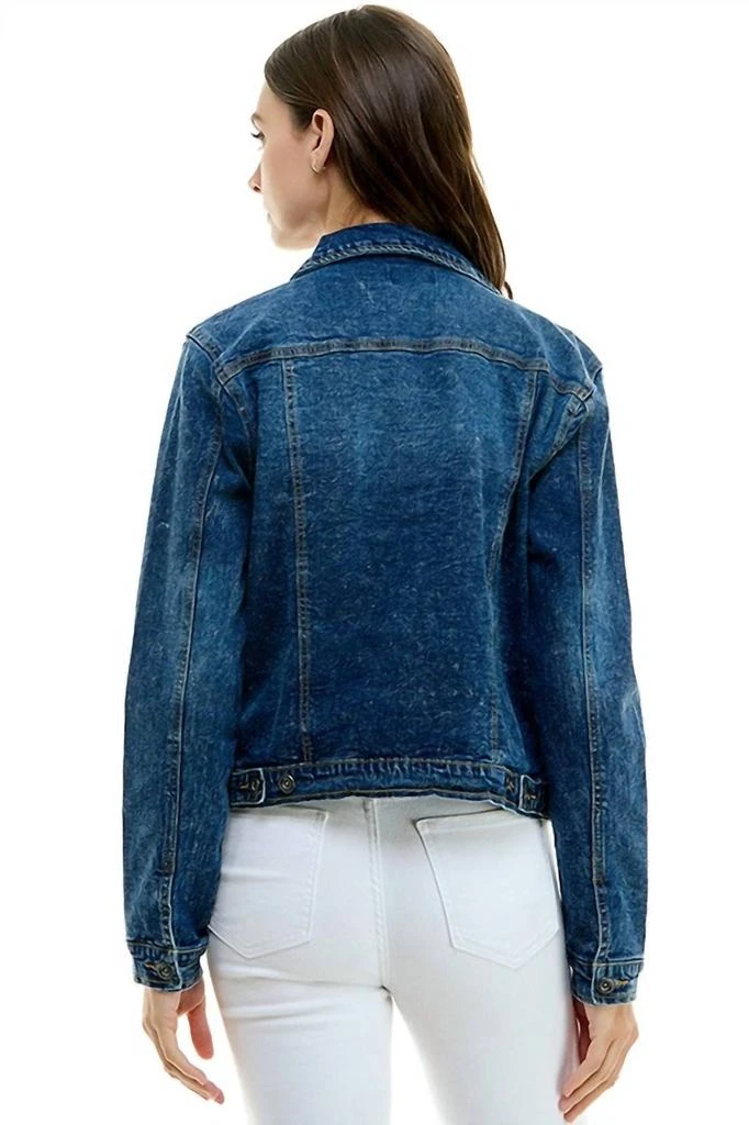 Blue Age Mckenzie Jacket In Dark Wash 3
