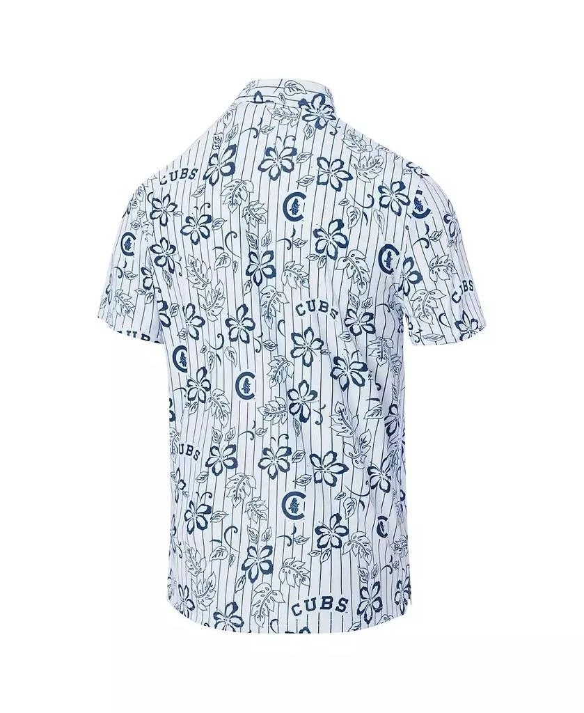 Reyn Spooner Men's White Chicago Cubs Cooperstown Collection Performance Polo Shirt 3
