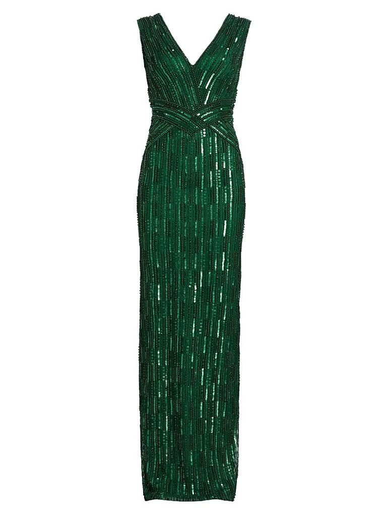 Pamella Roland Embellished Tulle Gown 1
