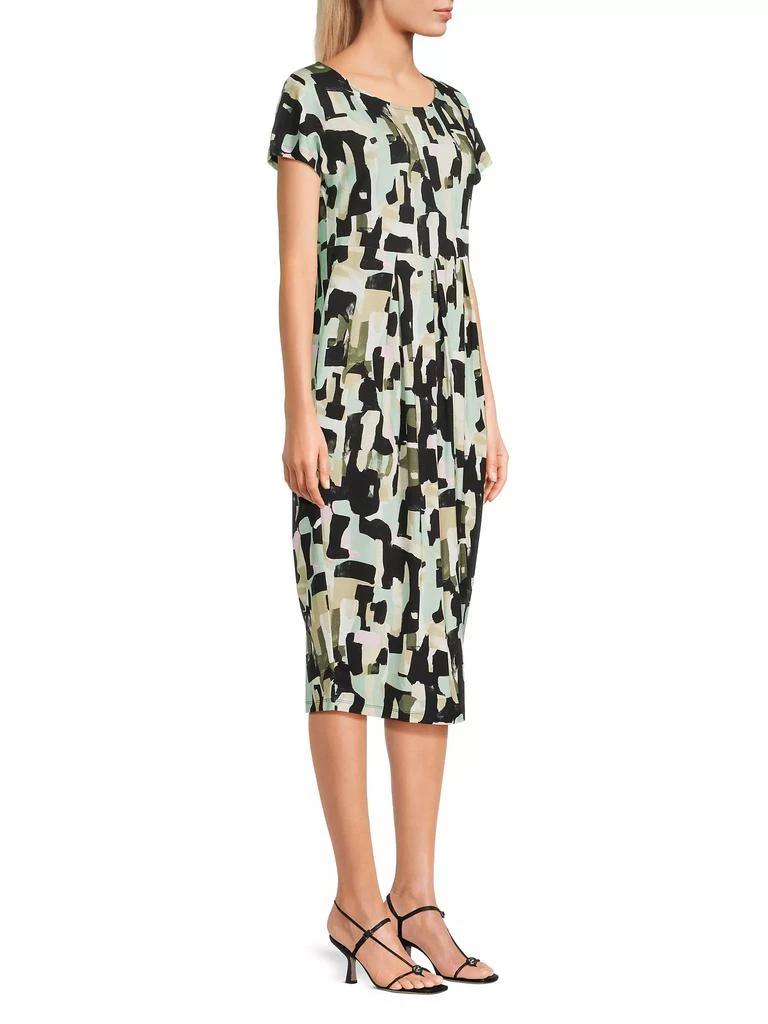 Masai Copenhagen Olnia Abstract Print Midi-Dress 4