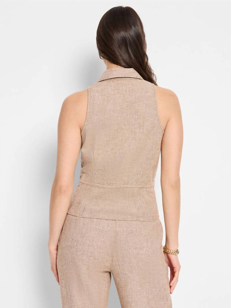 NIC+ZOE Nic + Zoe - Linen Cotton Cinch Vest