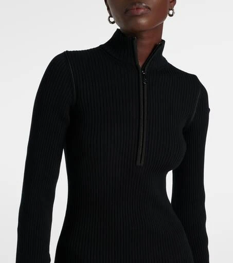 Moncler Ribbed-knit midi dress - Dresses & Skirts - Free Shipping -  BeyondStyle