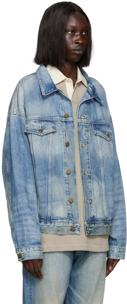 Essentials Blue Trucker Denim Jacket