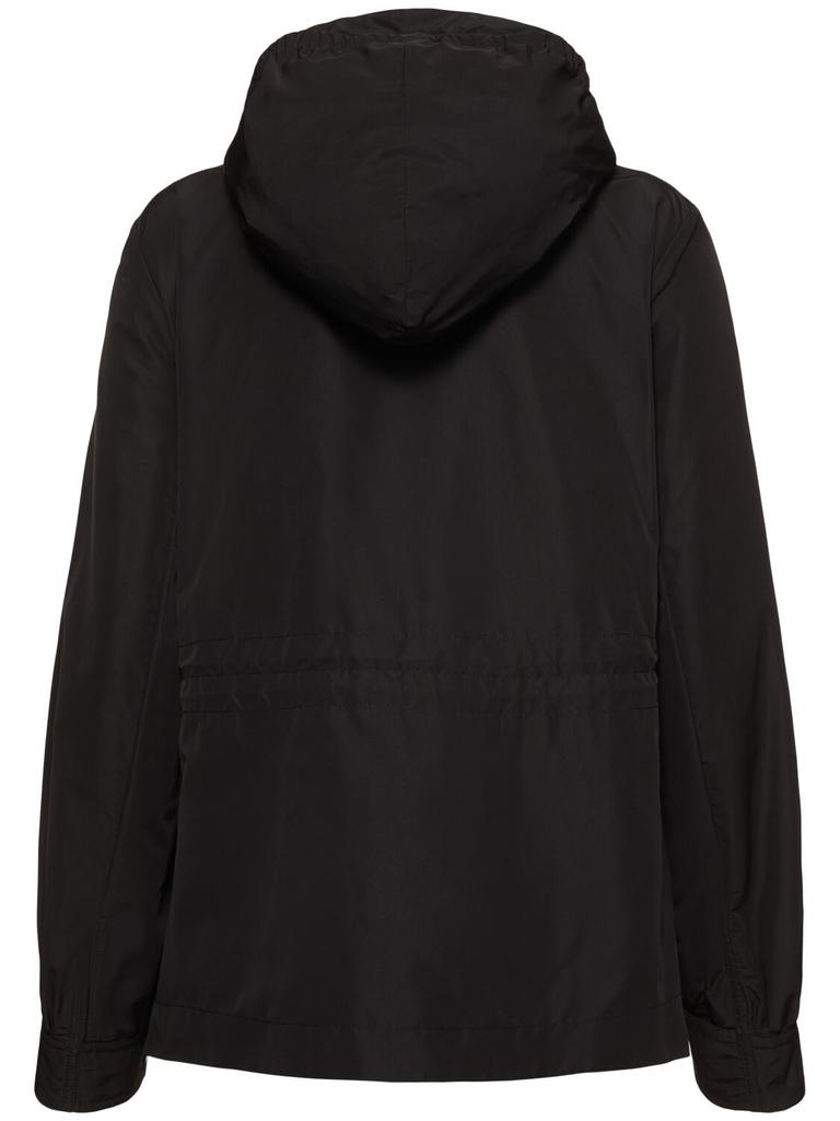 【MONCLER】ENET HOODED JACKET Black Enet Hooded Parka - Windbreakers & Raincoats for Women