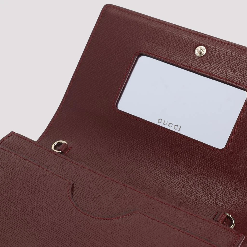 Gucci LEATHER CHAIN WALLET 5