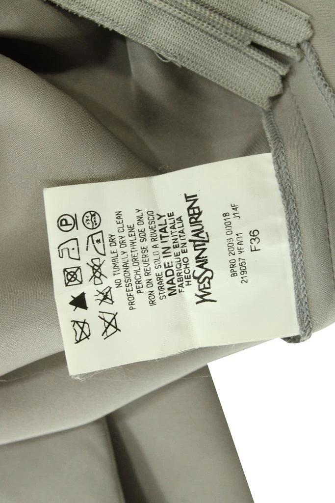 Yves Saint Laurent Saint Laurent Yves Harem Trousers in Dove Grey Silk 4