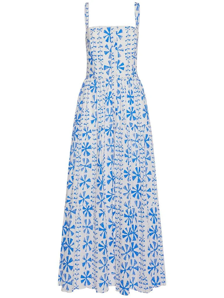 Borgo de Nor Jimena Printed Cotton Midi Dress 1