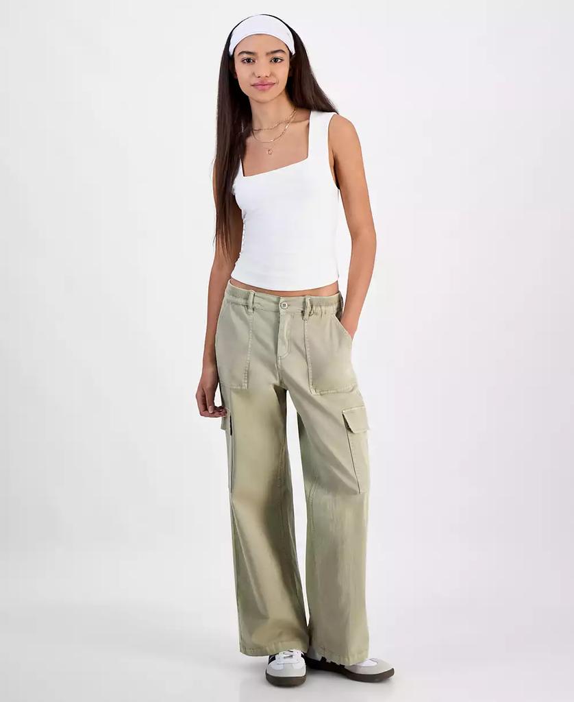 Ultra Flirt Juniors' Stretch-Waistband Cargo Pants