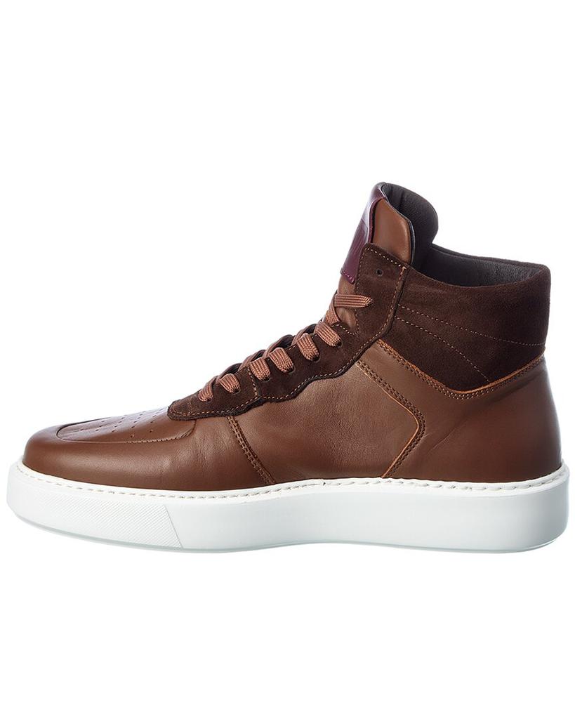 M by Bruno Magli Cesare Leather & Suede High-Top Sneaker