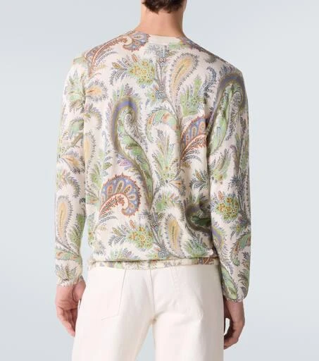 ETRO Paisley silk and cashmere sweater 4