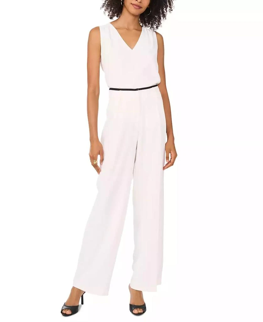Vince Camuto Women's Contrast-Trim Wide-Leg Pants 3