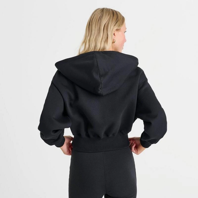 NIKE Women's Nike Sportswear Phoenix Fleece Crop Full-Zip Hoodie 4