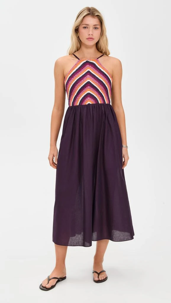 Playa Lucila Crochet Halter Dress 6